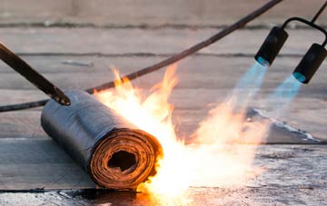 Dimmer asphalt flat roofing repairs